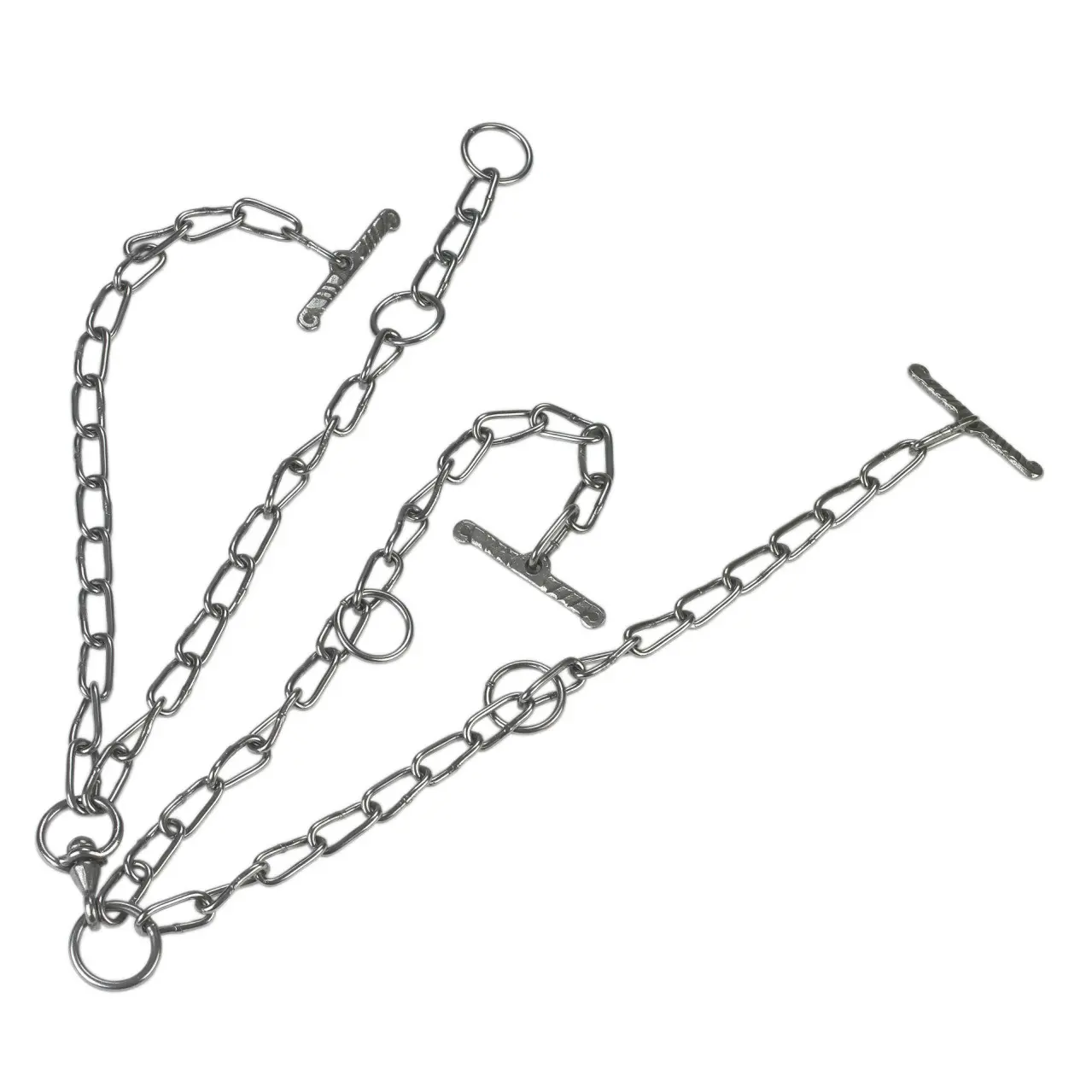 Kerbl Noir Double Zinc-Plated Cow Chain With Carabiner