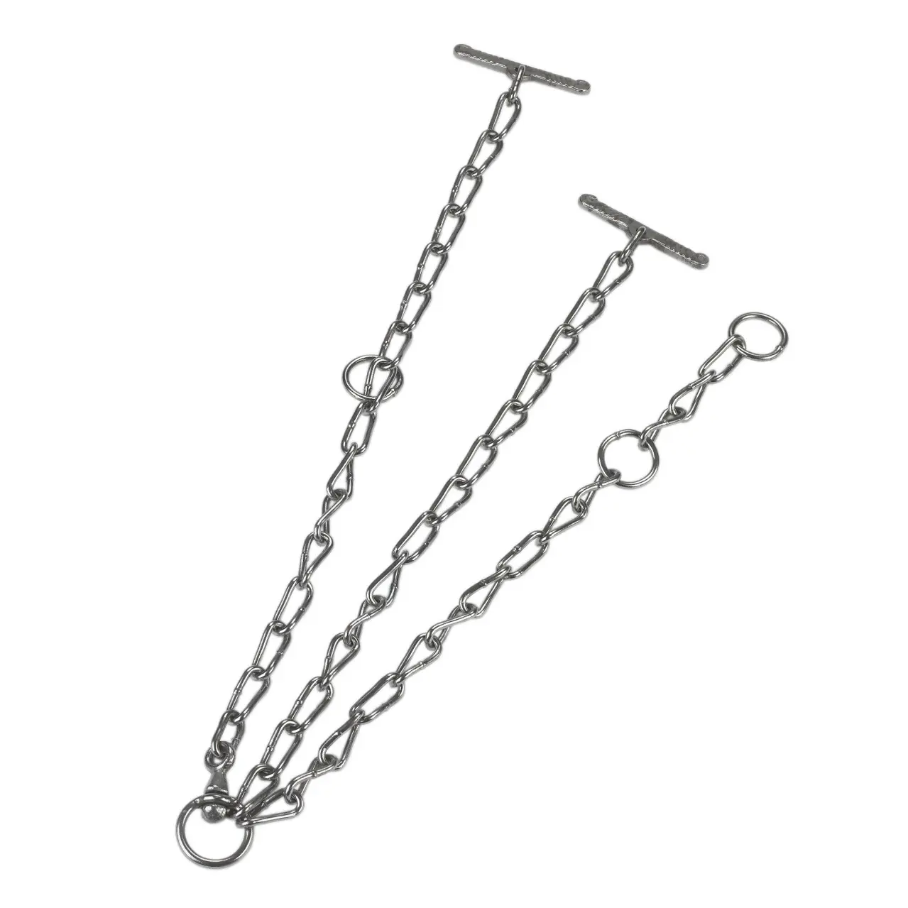 Kerbl Noir Simple Zinc-Plated Cow Chain With Carabiner