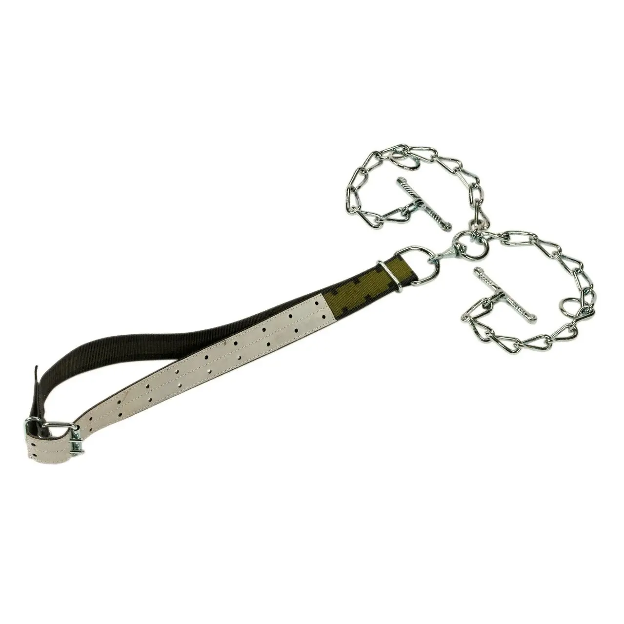 Kerbl Noir Double Link Bullhorn And Chain Necklace