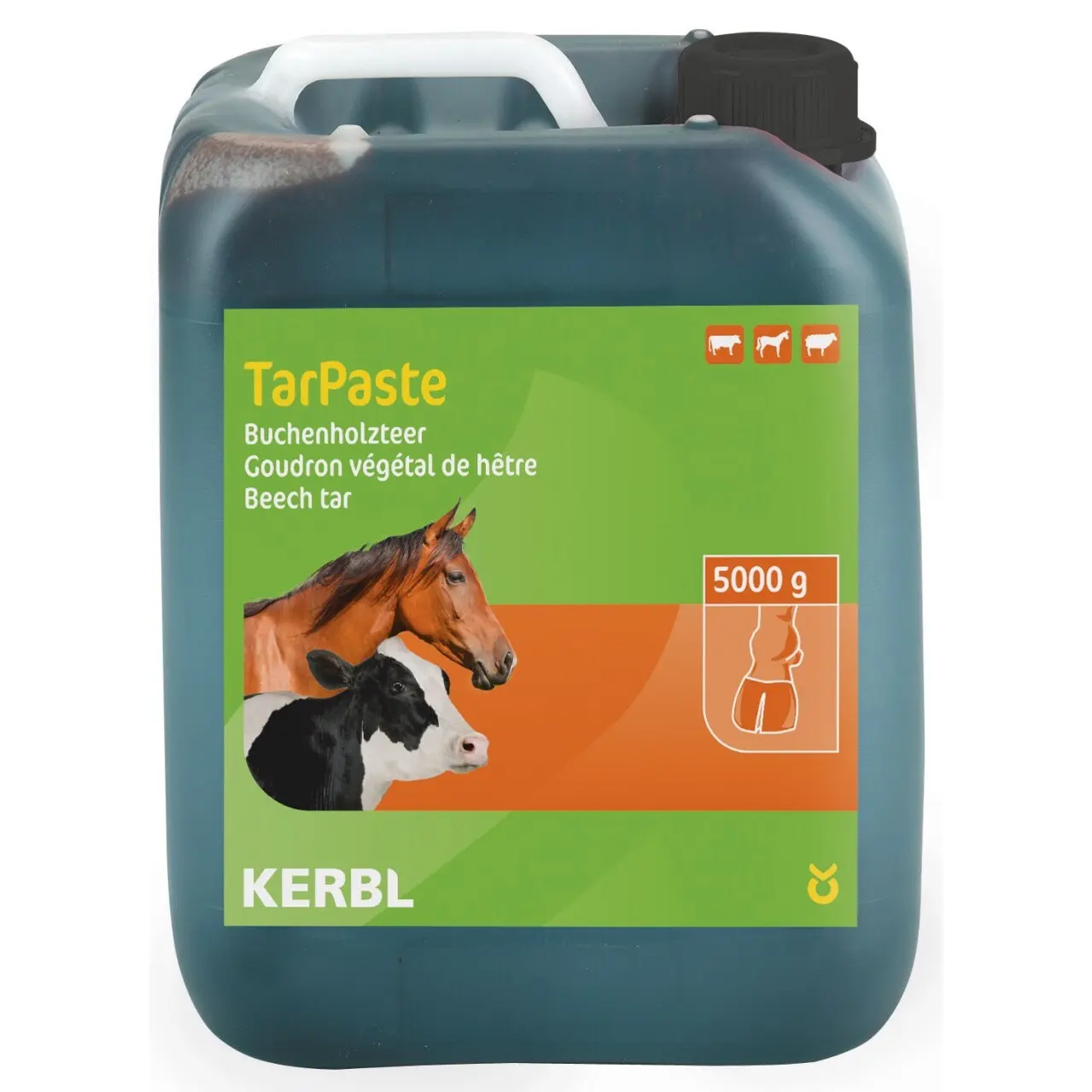 KERBL  goudron v&eacute;g&eacute;tal de hetre pour chevaux - 5kg