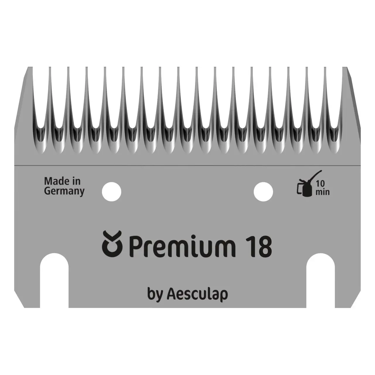 Kerbl Noir Comb For Lawn Mower 17/18 Teeth Premium Bovins/Équins
