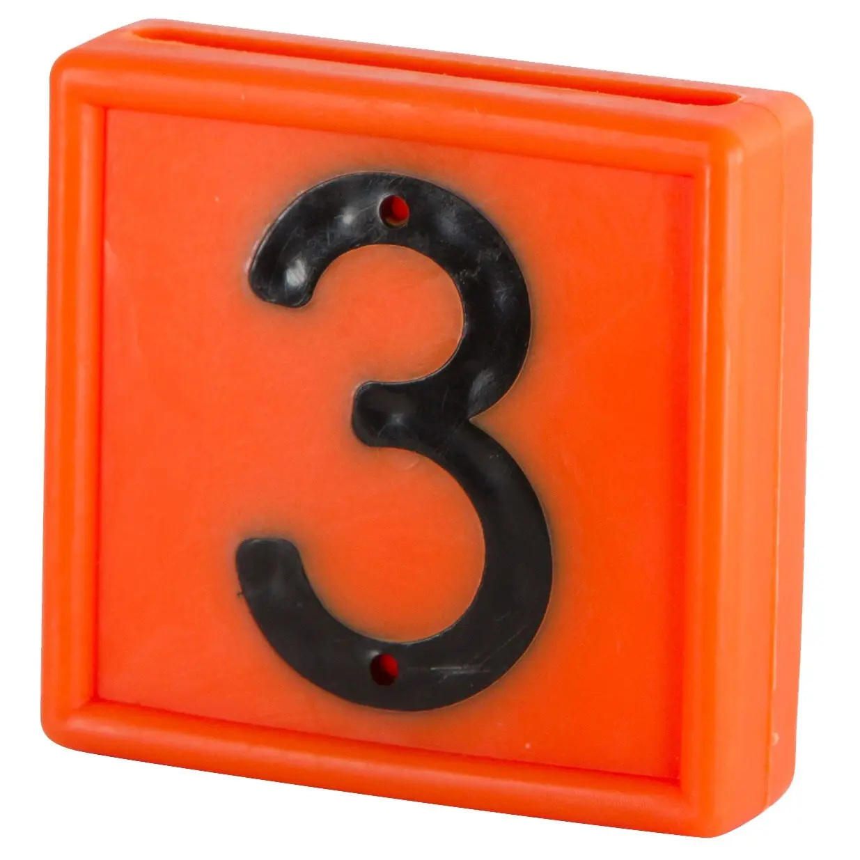 Kerbl Orange Numbered Marking Collar To Slide Onto The Bracelet N°3 (X10)