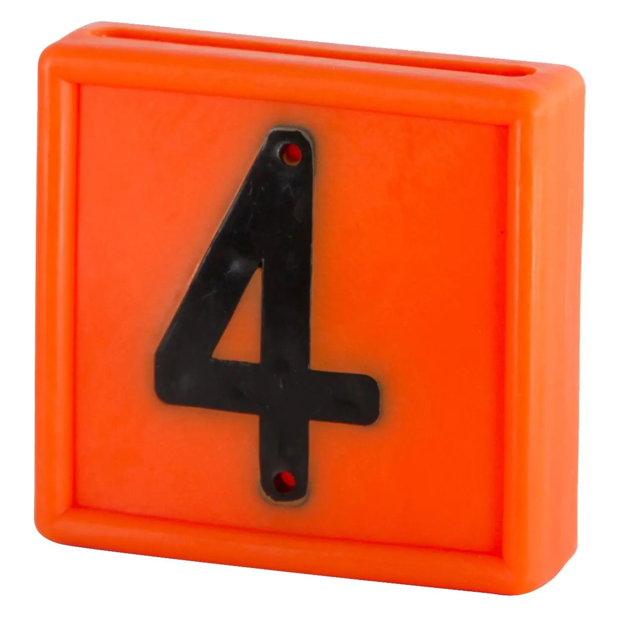 Kerbl Orange Numbered Marking Collar To Slide Onto The Bracelet N°4 (X10)