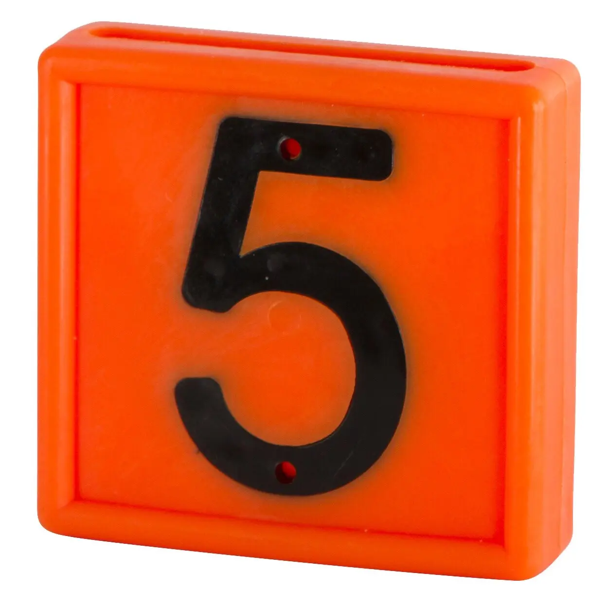 Kerbl Orange Numbered Marking Collar To Slide Onto The Bracelet N°5 (X10)