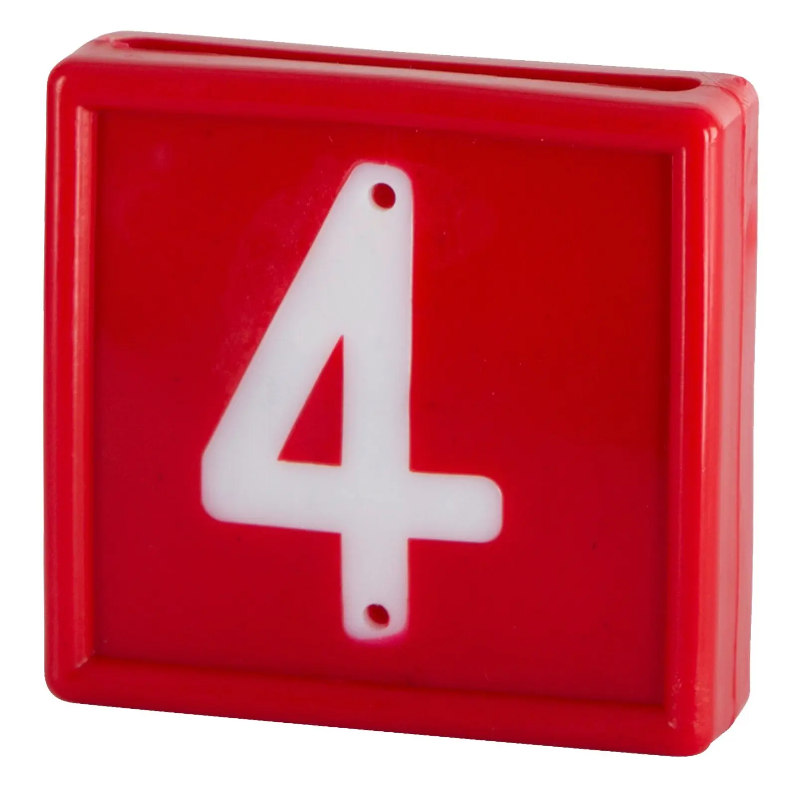Kerbl Rouge Numbered Marking Collar To Slide Onto The Bracelet N°4 (X10)