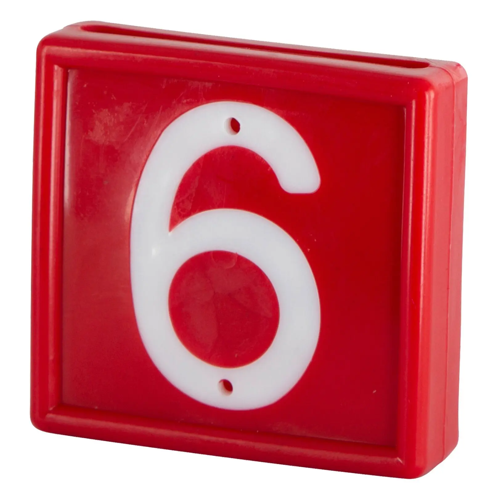Kerbl Rouge Numbered Marking Collar To Slide Onto The Bracelet N°6 (X10)