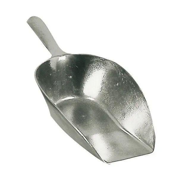 Kerbl Argenté Rectangular Aluminum Measuring Scoop