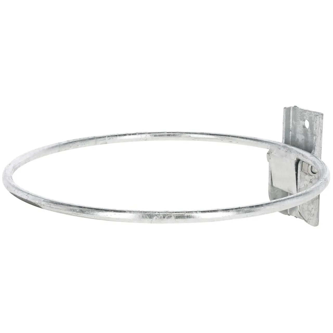 Kerbl Argenté Foldable Zinc-Plated Bucket Wall Bracket