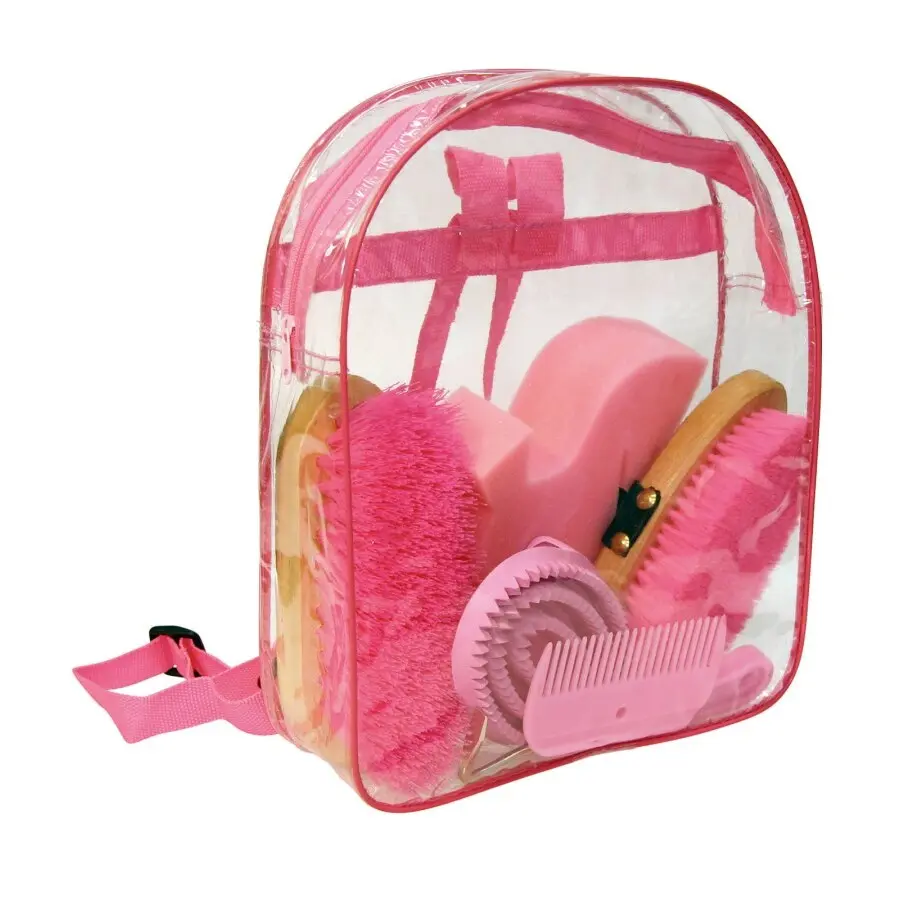 Kerbl Rose Child's Riding Grooming Kit In A Backpack