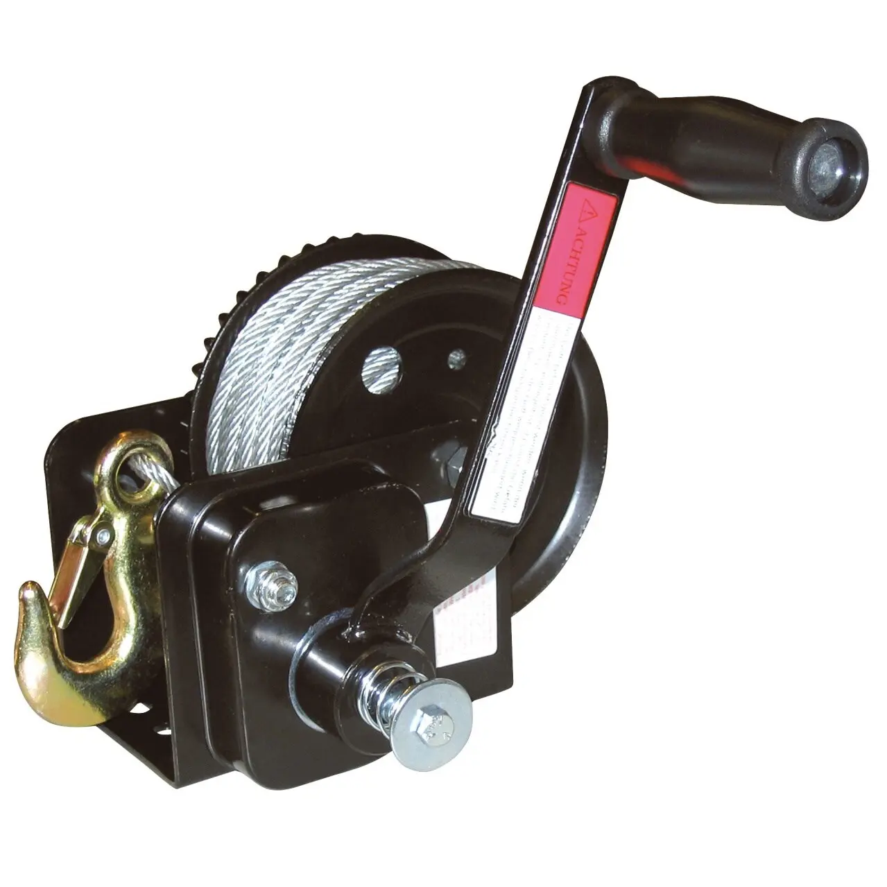 Kerbl Noir Winch For Hauling Hand Winch