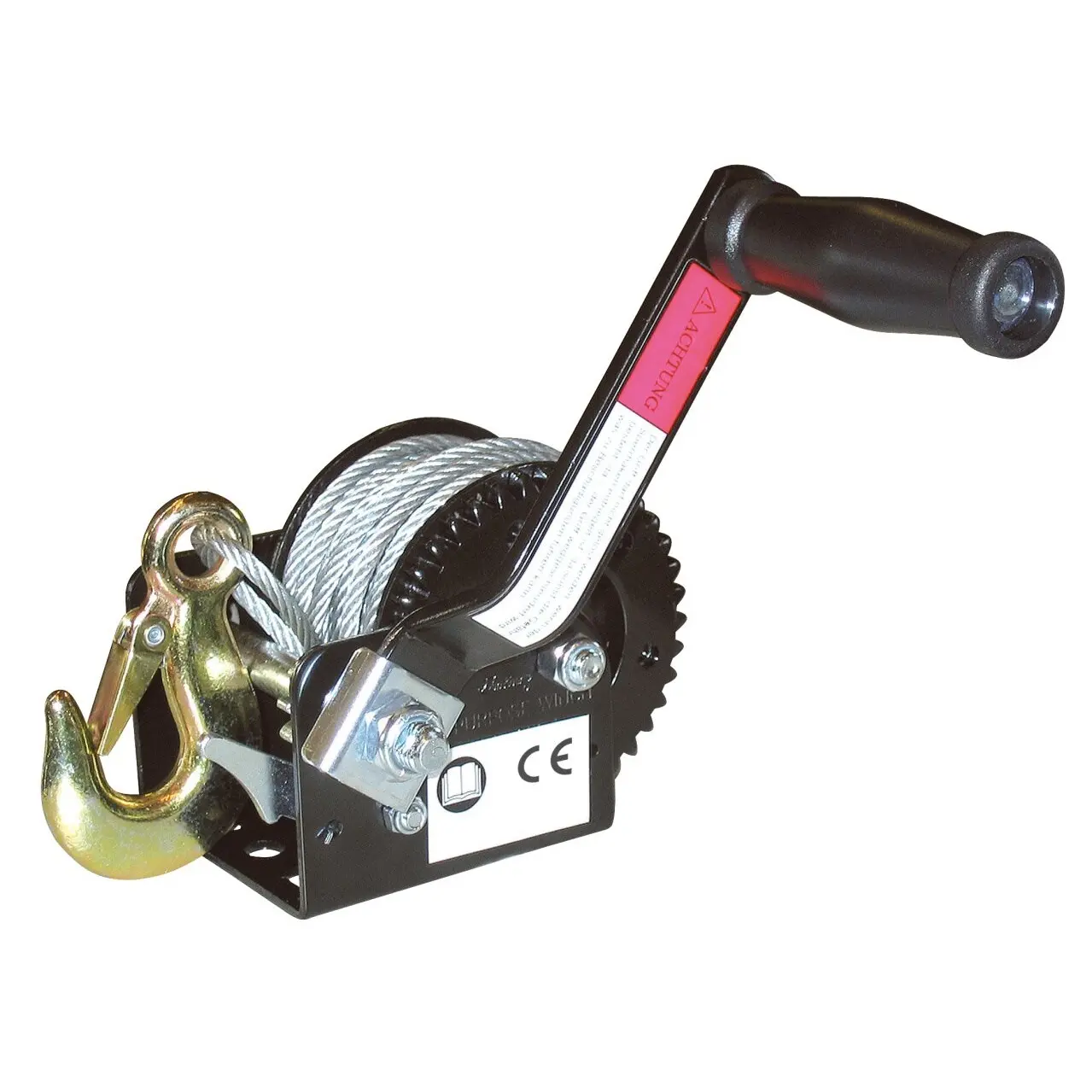 Kerbl Noir Winch For Hauling Hand Winch