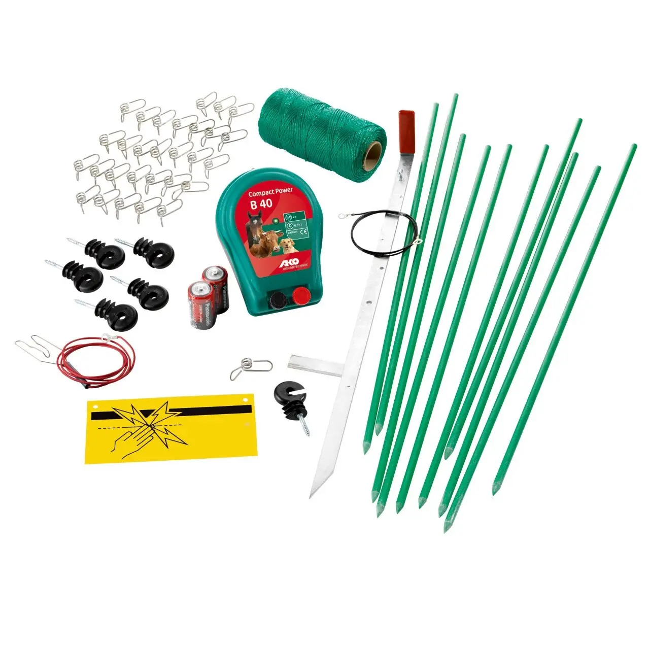 Meilleurs prix pour Kit pour clôture électrique sur pile Kerbl Hobbyset B40