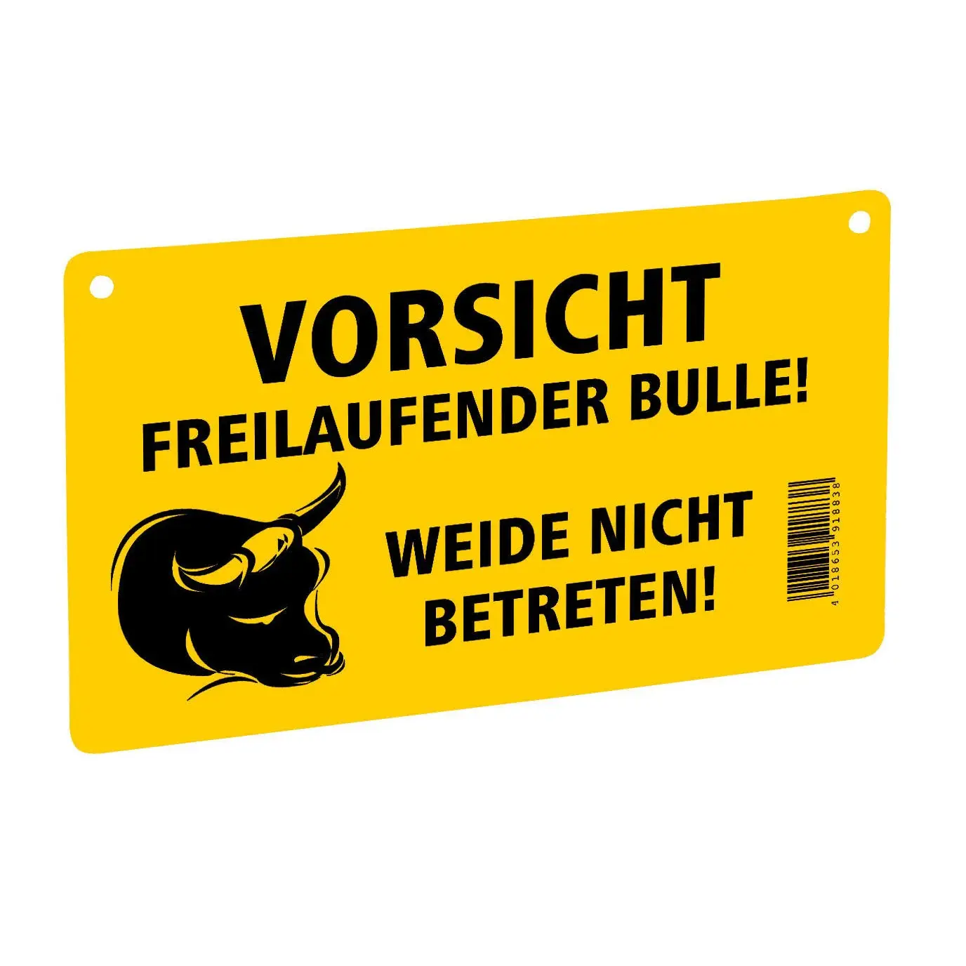 Comparer les prix de Panneau de signalisation attention taureau en liberté Kerbl