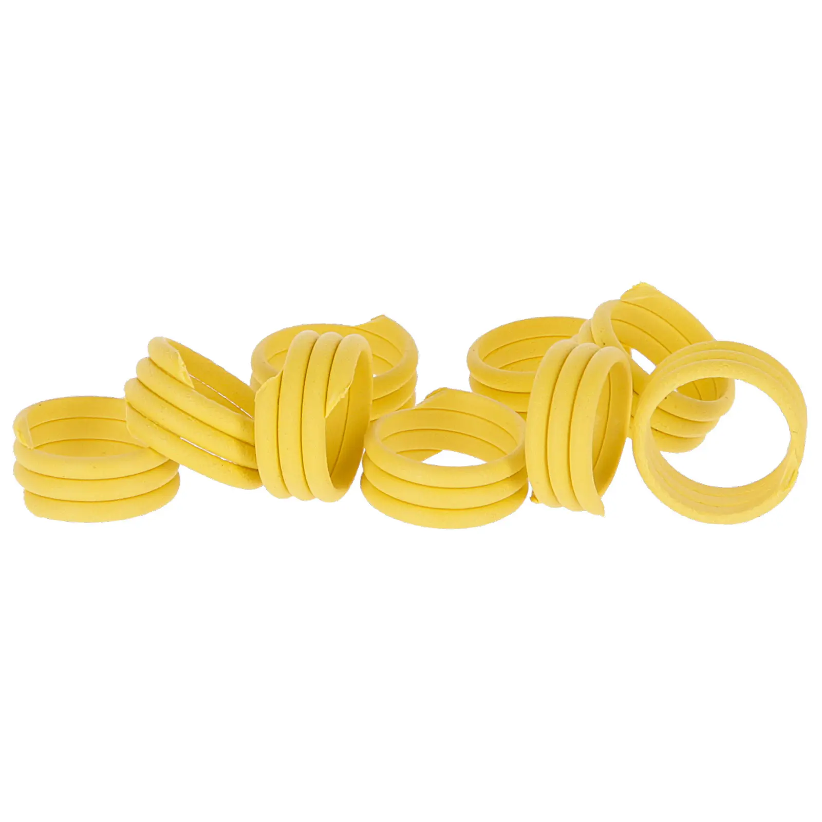 Kerbl Jaune Plastic Spiral Ring (X100)