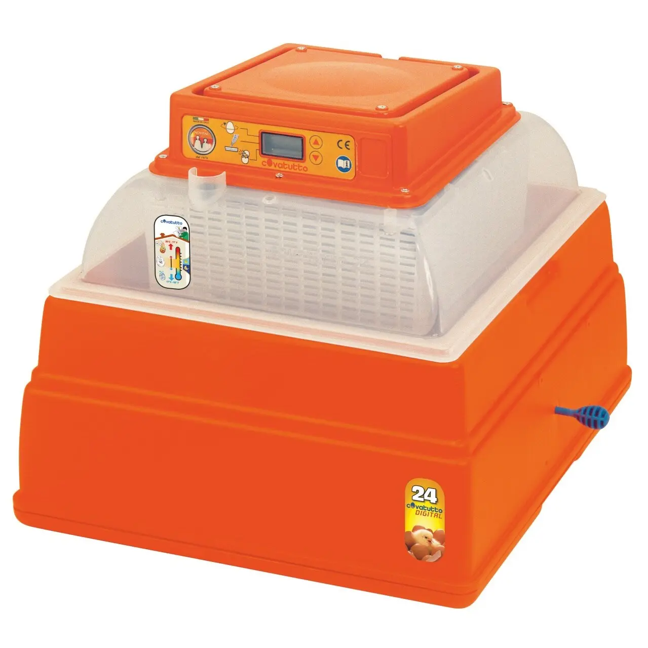 Kerbl Rouge Digital 24 Incubator, Without Motor Covatutto