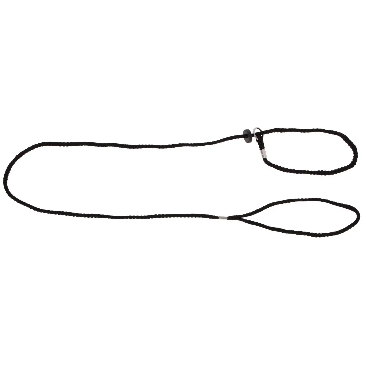 Kerbl Noir Long Dog Leash With Collar Miami