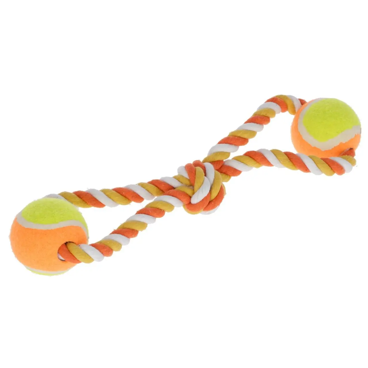 Kerbl Orange Rope And Ball Toy For Dogs (X1)