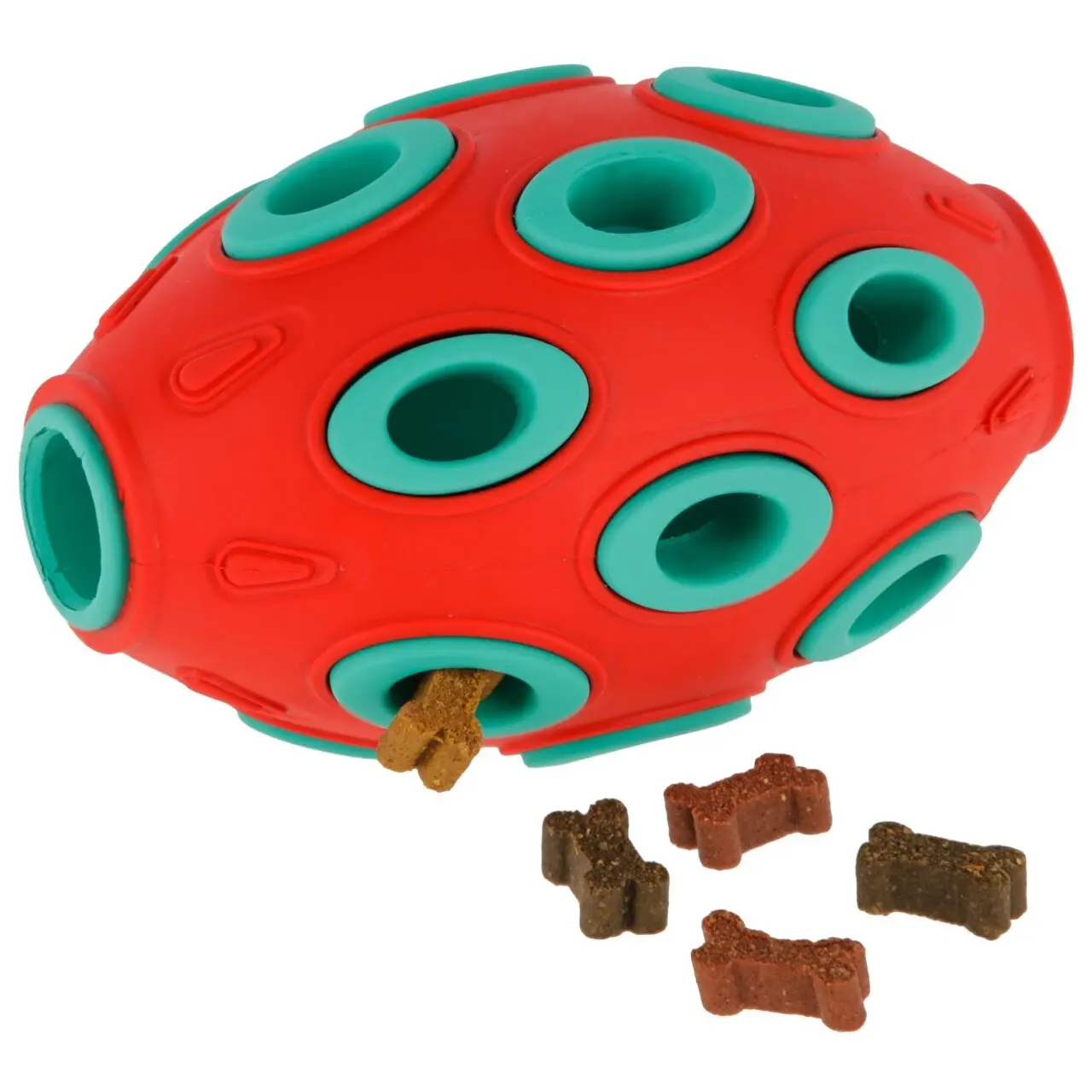 Kerbl Turquoise Dog Toy Rugby Toyfactic
