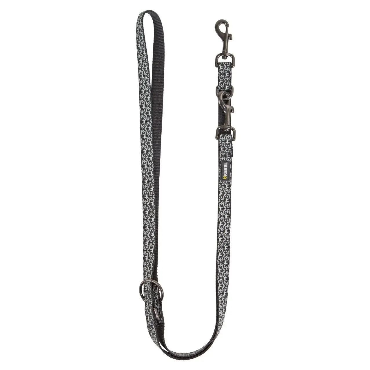 Kerbl Noir Long Dog Leash Shiny Night
