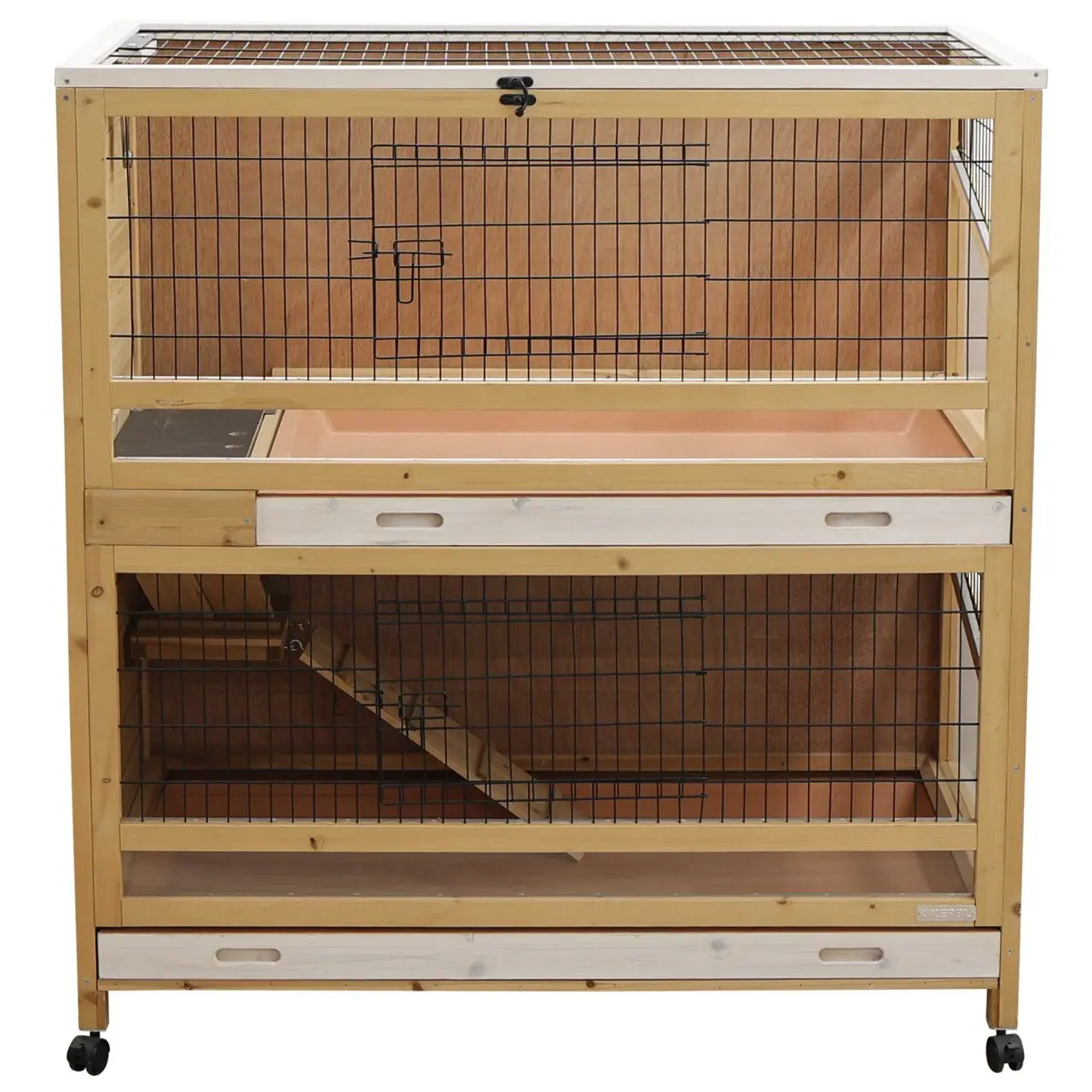 Comparer les prix de Cage pour rongeurs 2 niveaux Kerbl Indoor Deluxe