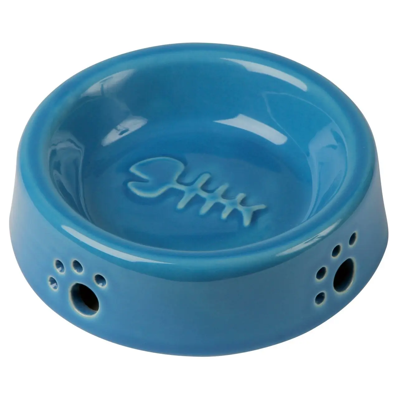 Kerbl Bleu Ceramic Bowl Fish (X1)