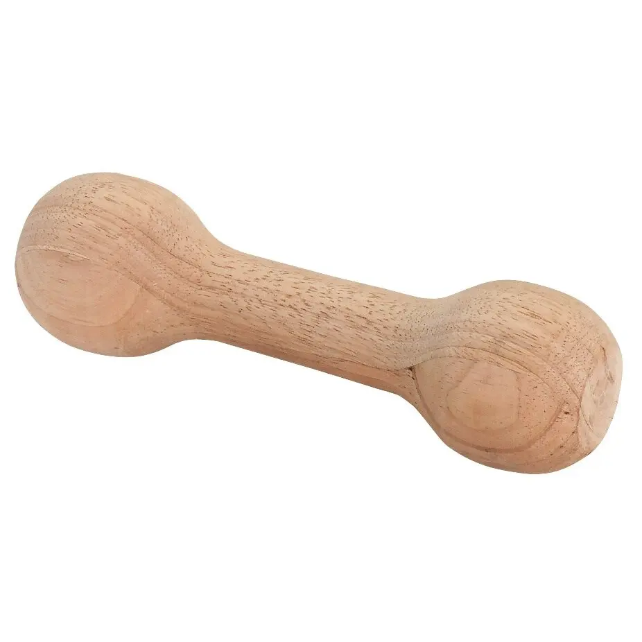 Kerbl Beige Round Wooden Toy For Dog