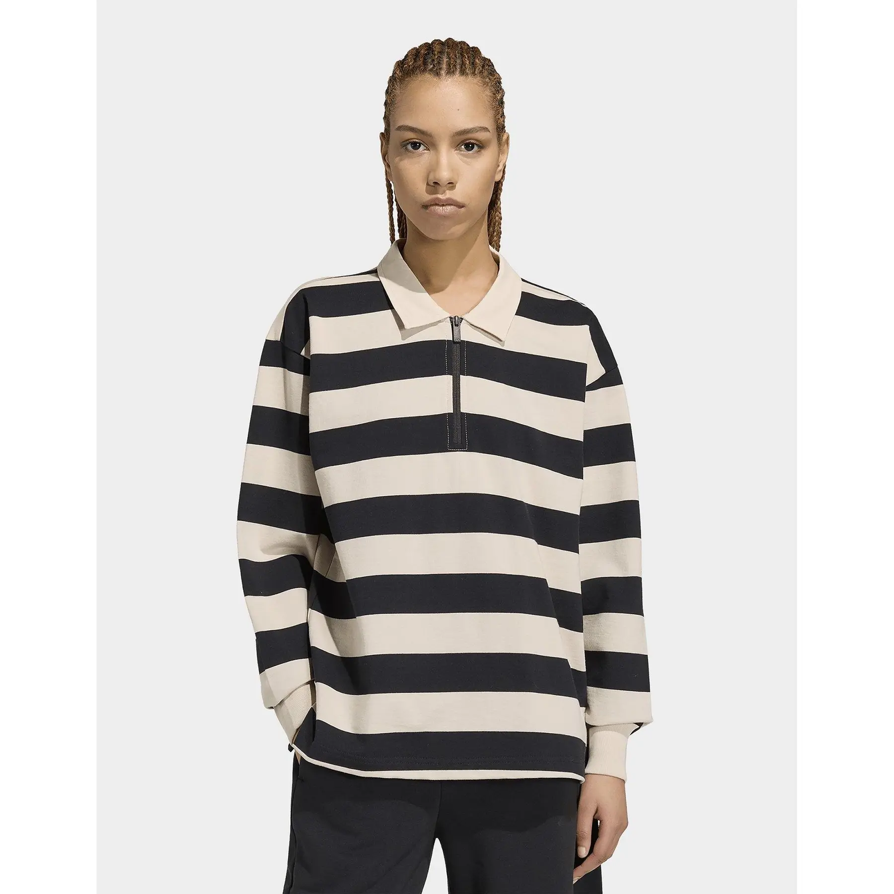 Polo donna a maniche lunghe adidas Essentials Contemporary