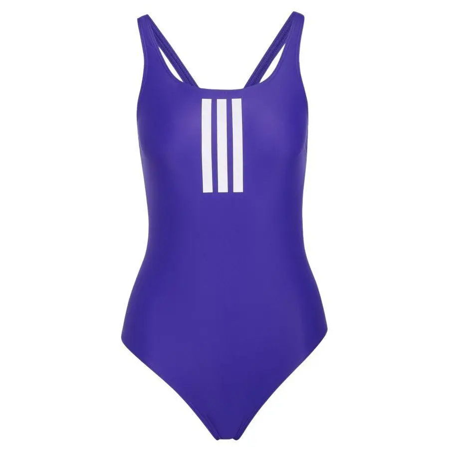 Maillot de bain 1 pièce dos en V femme adidas 3-Stripes