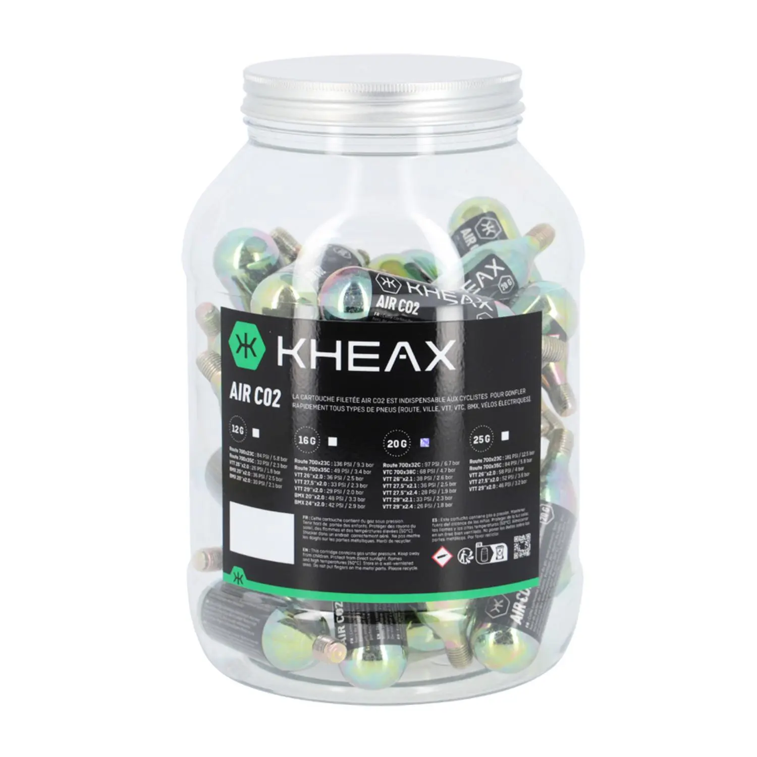 Velo Store - UK CO2 cartridge Kheax (x30) | Extra 10% off with Subscription, Postage £16.79 to UK Fedex.