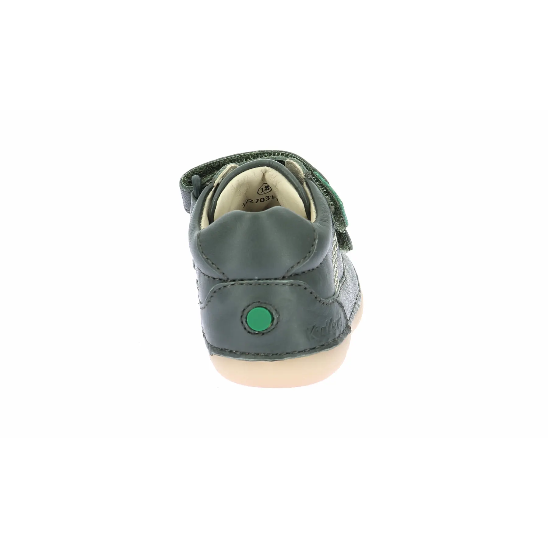 Bottes Bébé Kickers Baby 18 - Taille UK 2, Cuir Vernis Rose, Occasion Très Bon état