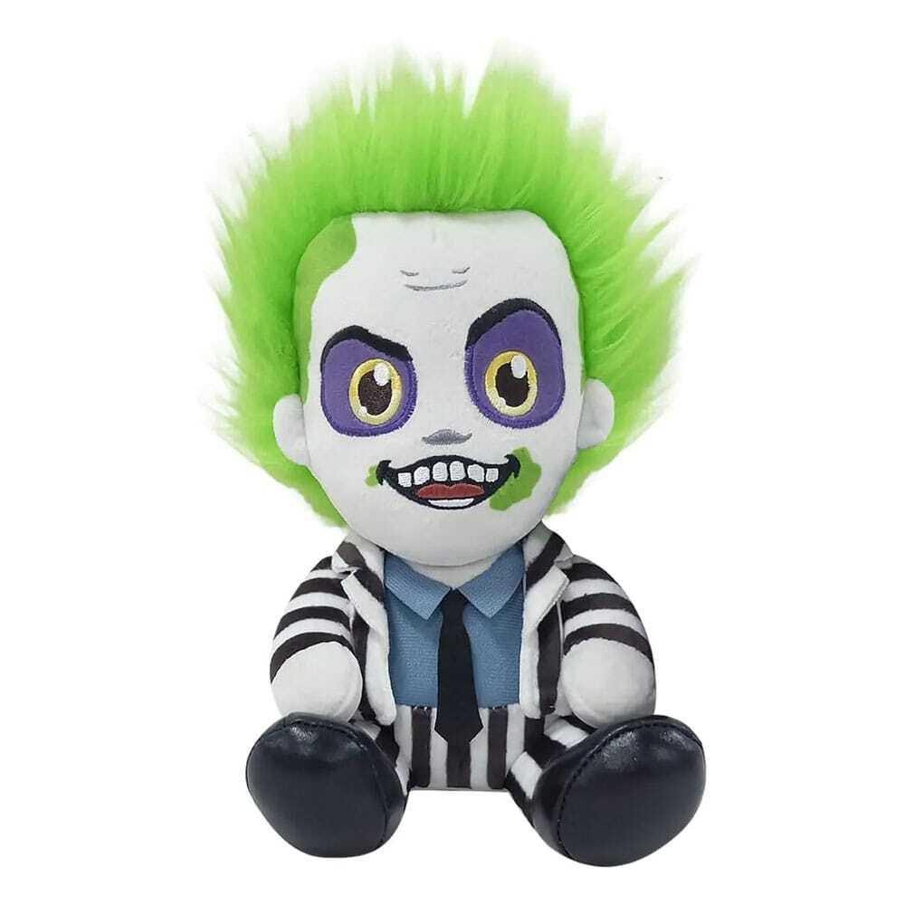 0883975185350 - Plüschtier Beetlejuice - Phunny Beetlejuice Sitting with Striped Outfit