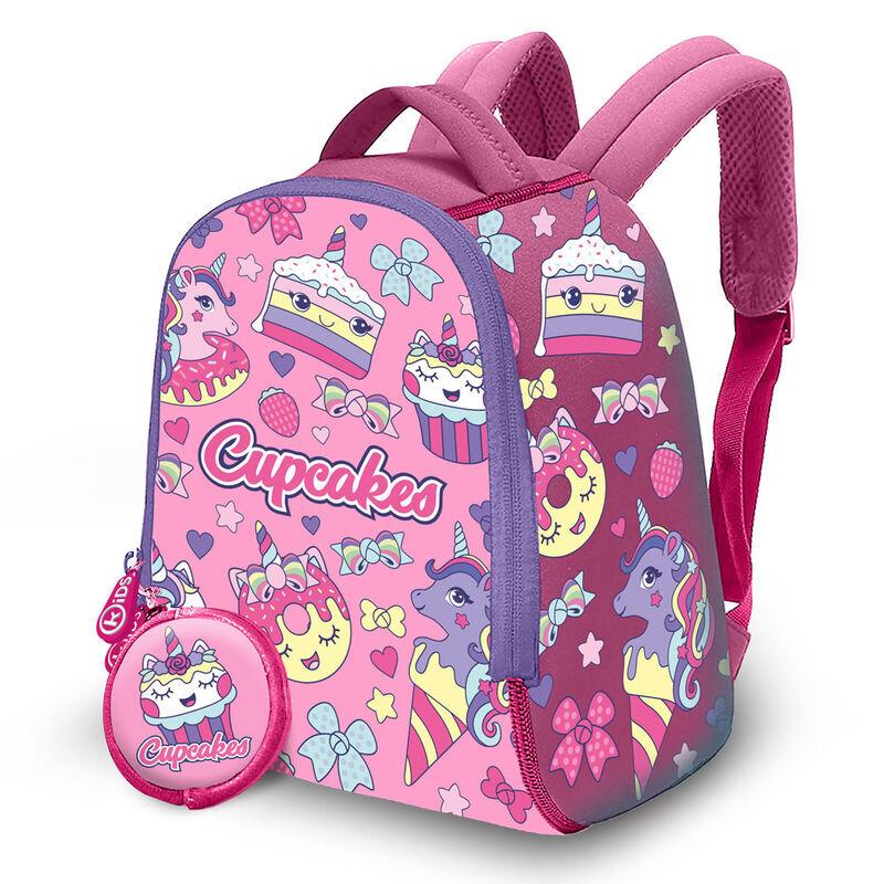 8435507833110 - Rucksack mit lustigen Einhorn Kuchen Donut Motiv