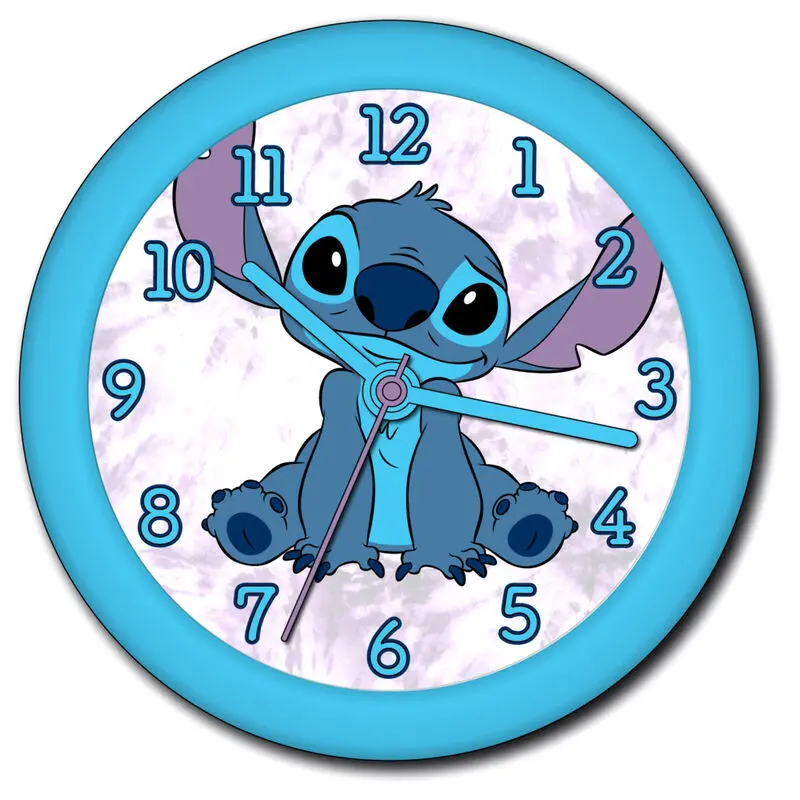 8435507877992 - Lilo & Stitch analoge Wanduhr mit 25 cm Durchmesser Ein farbenfrohes Highlight für dein Zuhause