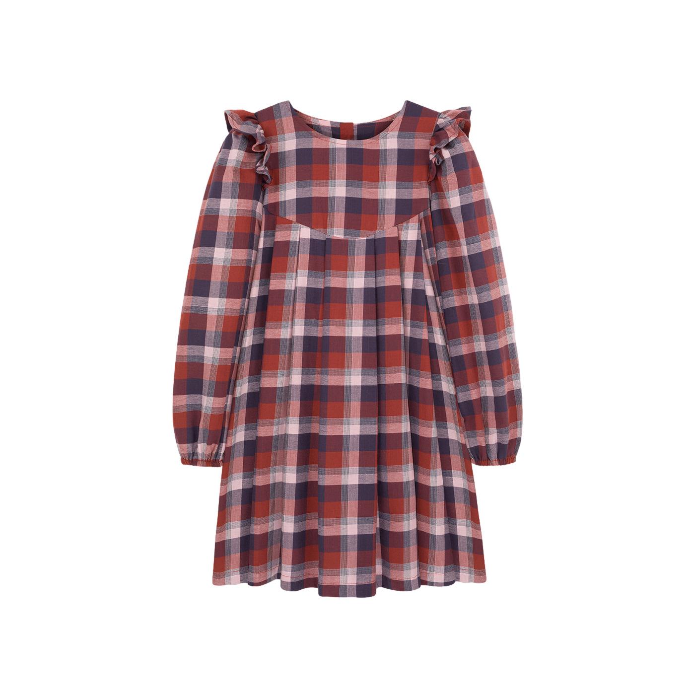 5904815606493 - Baumwollkleid Mädchen Baby Berry Ruffle