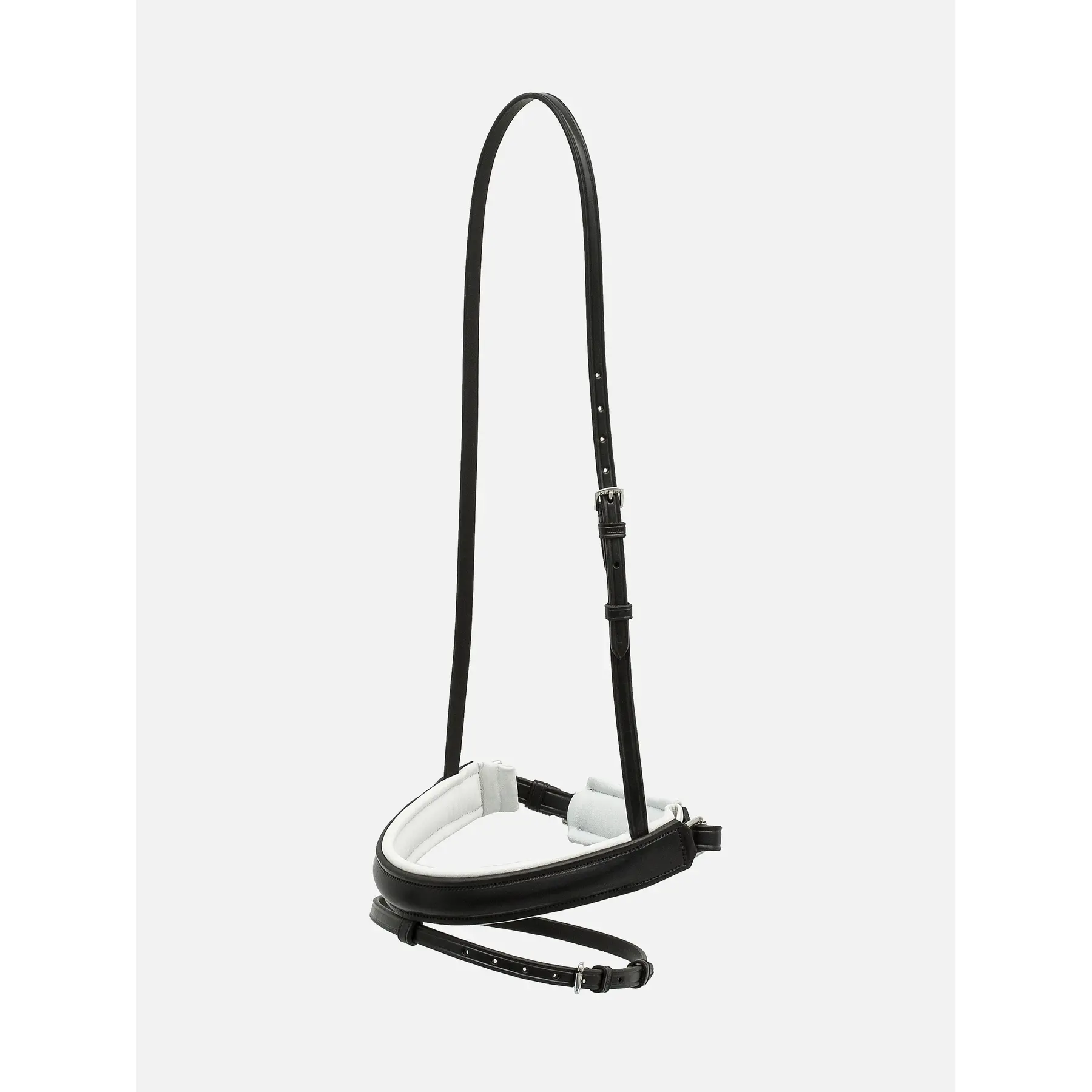 Muserolle de dressage pour cheval Kieffer Madonna with chrome buckles