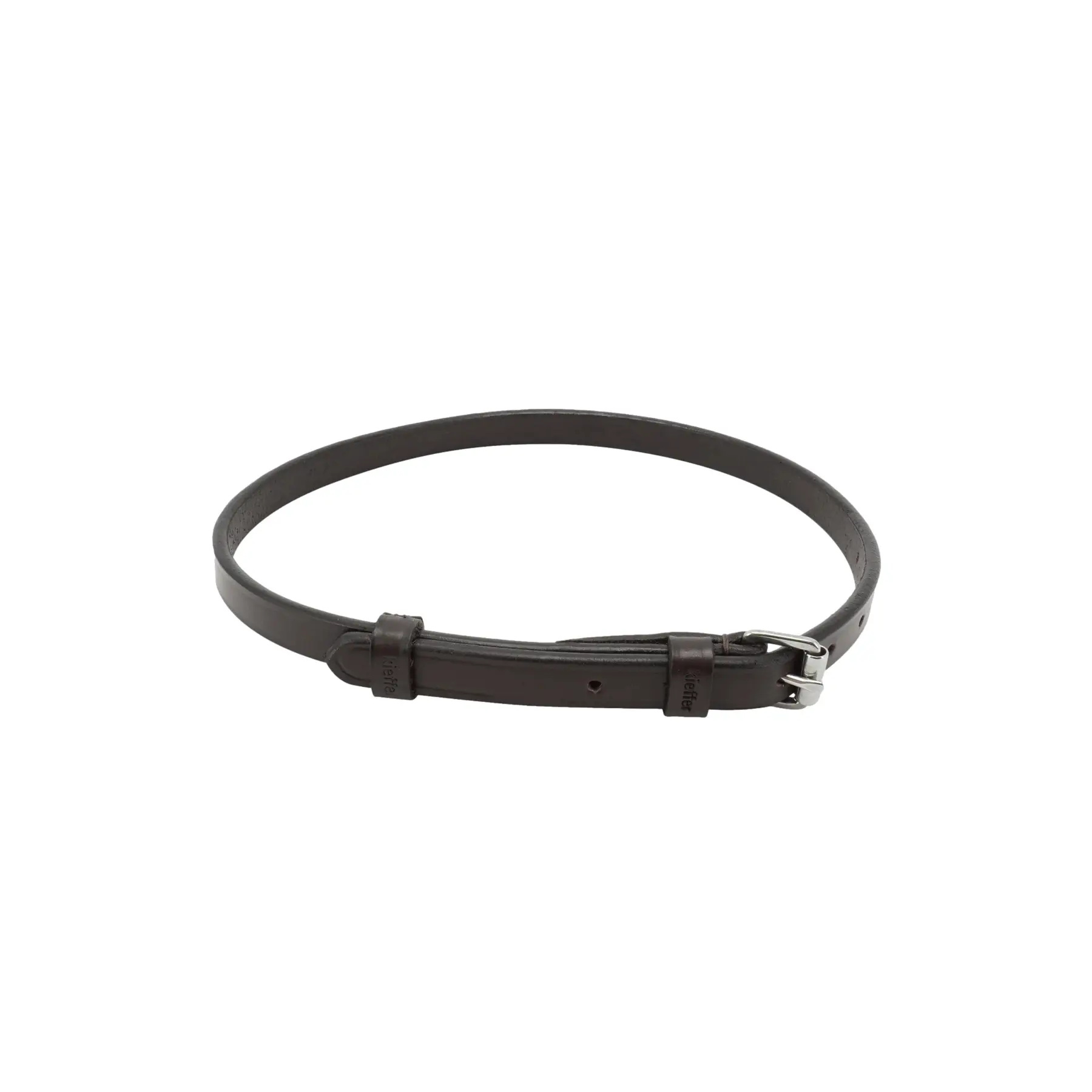 Accessoire de bridon pour cheval avec des accessoires chromés Kieffer Belinda Ligne Ergonomique