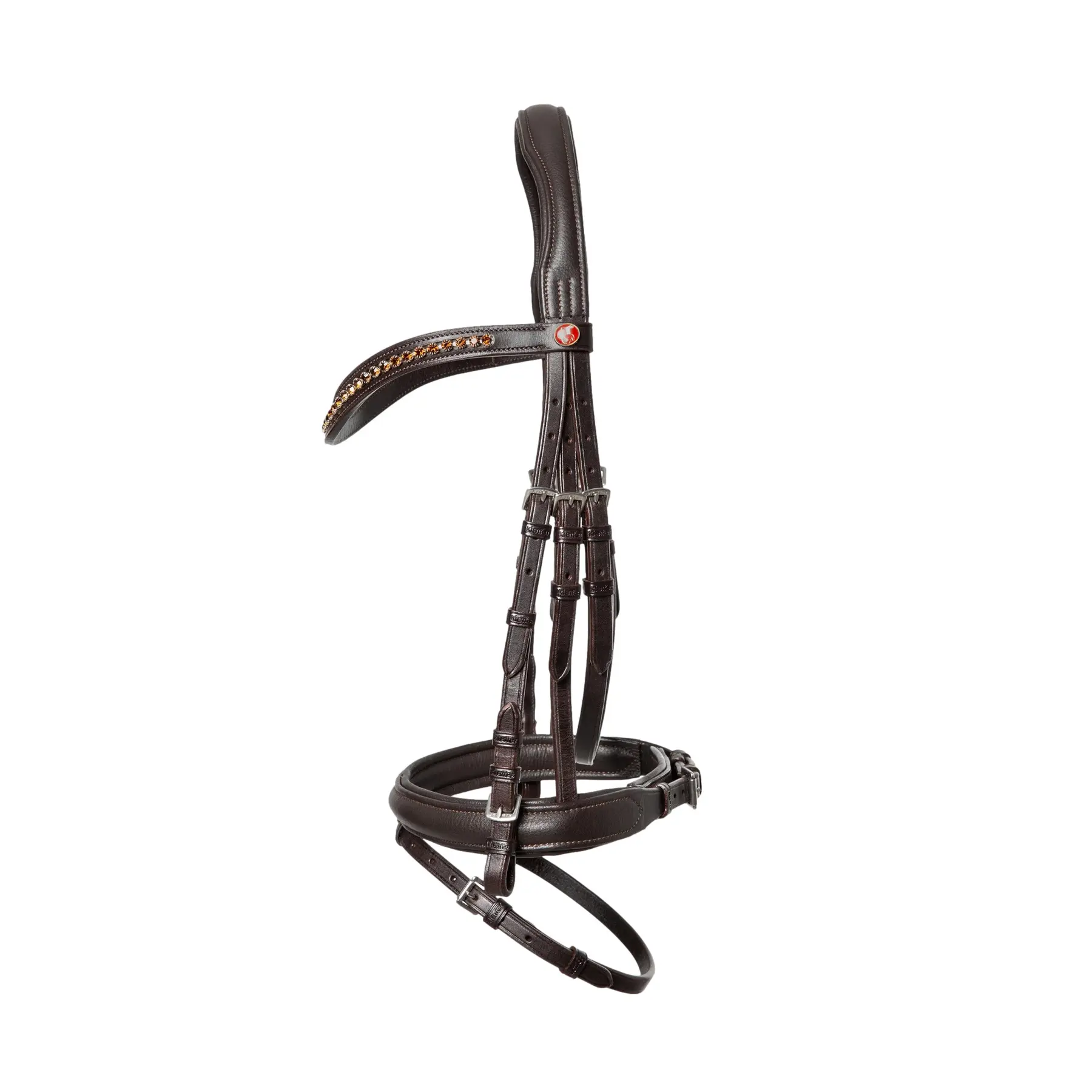 Meilleurs prix pour Bridon équitation Kieffer Ultrasoft Haflinger Curved Browband/Not Lined