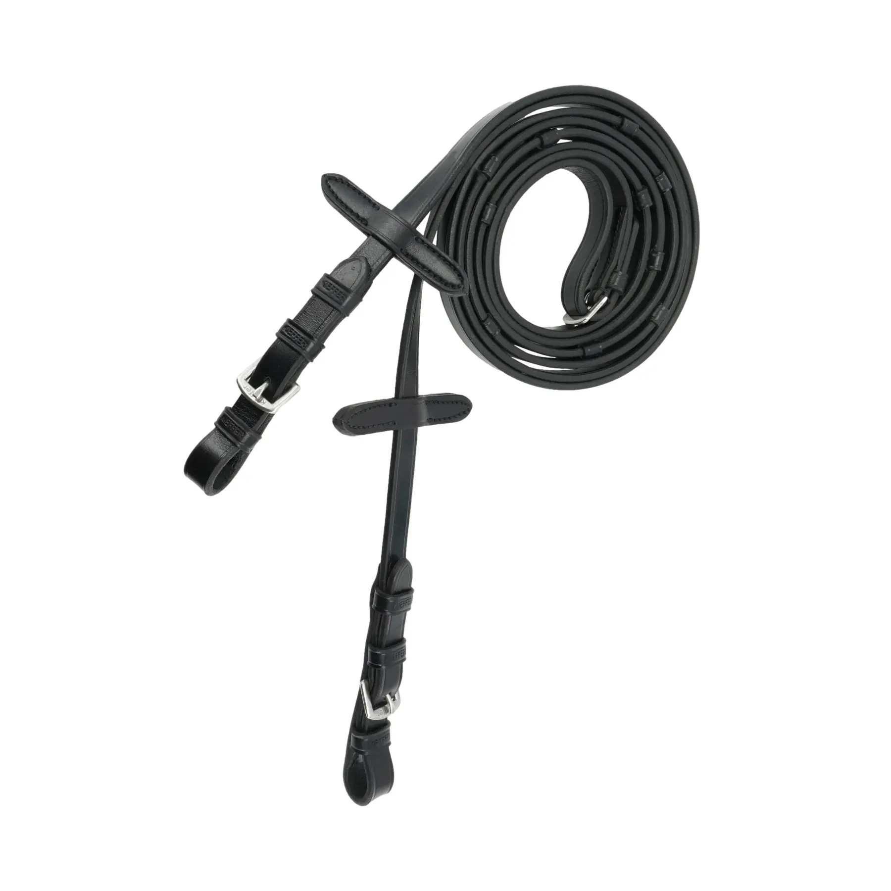 Comparer les prix de Muserolle combinée pour cheval avec boucles carrées chromées Kieffer Flash Sylvie Ii