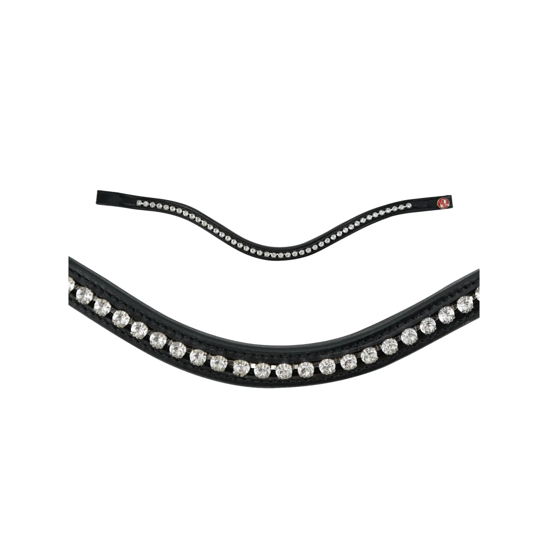 Frontal de bridon double pour cheval Kieffer Paris curved shape