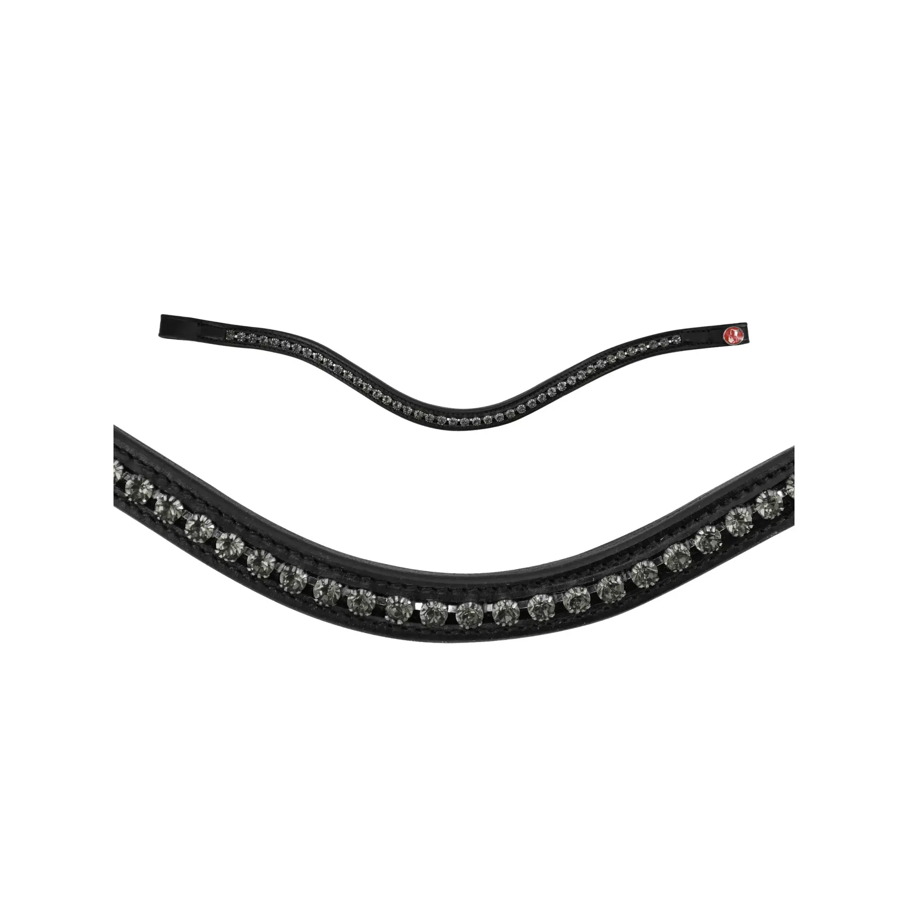 Meilleurs prix pour Frontal de bridon double pour cheval Kieffer Paris curved shape