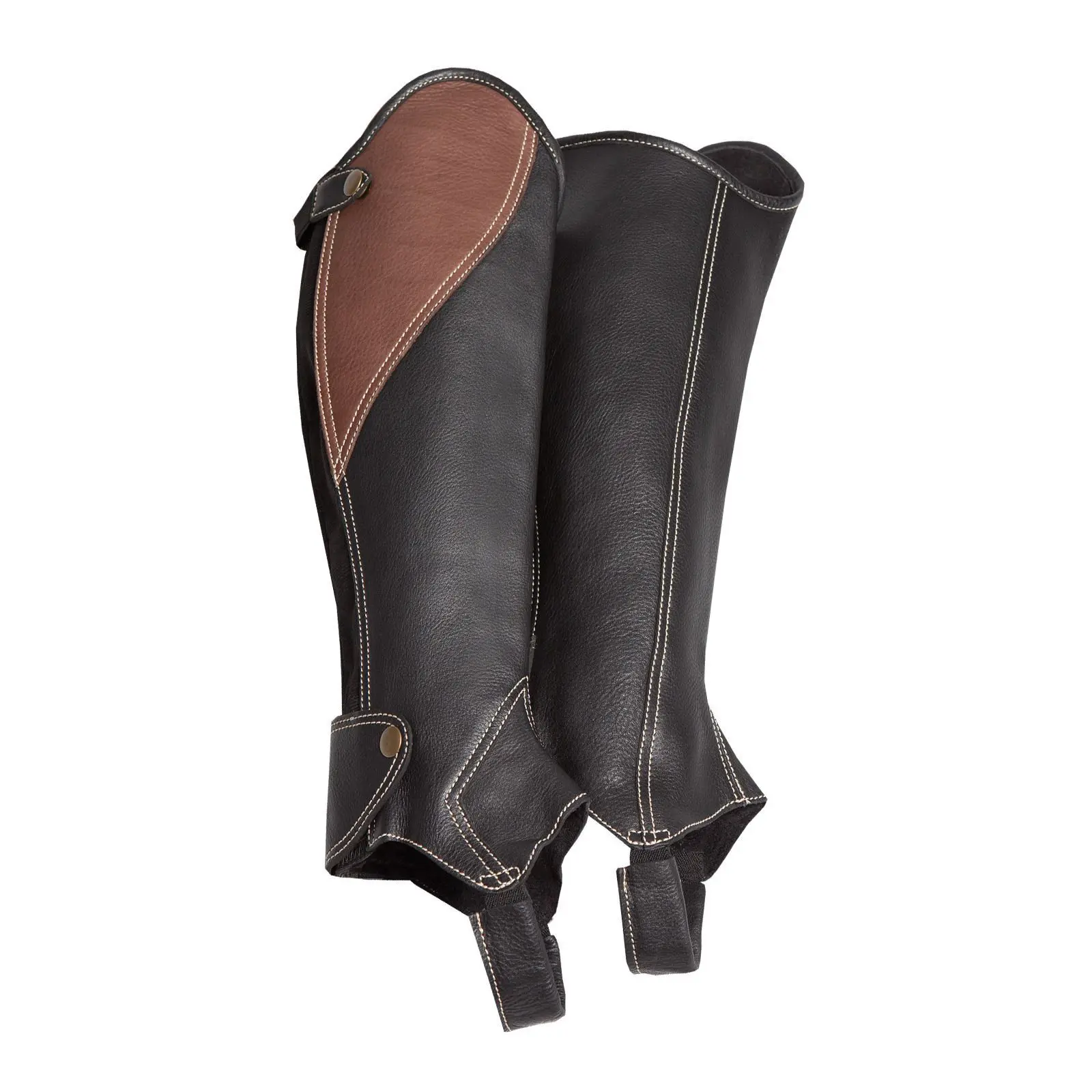 Mini-chaps cuir bicolores Kieffer Arlene