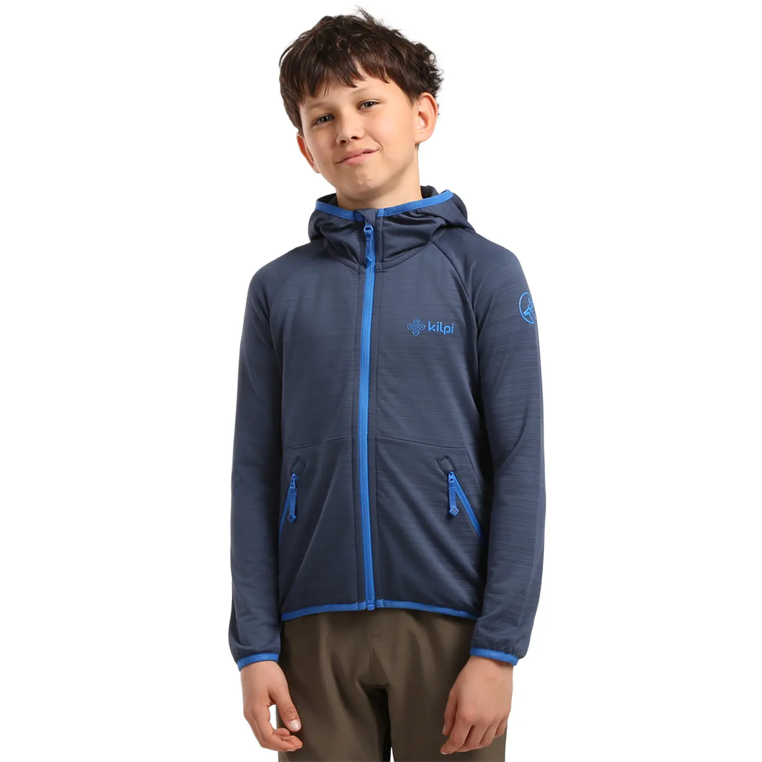 Kinder fleece met capuchon Kilpi Memphis