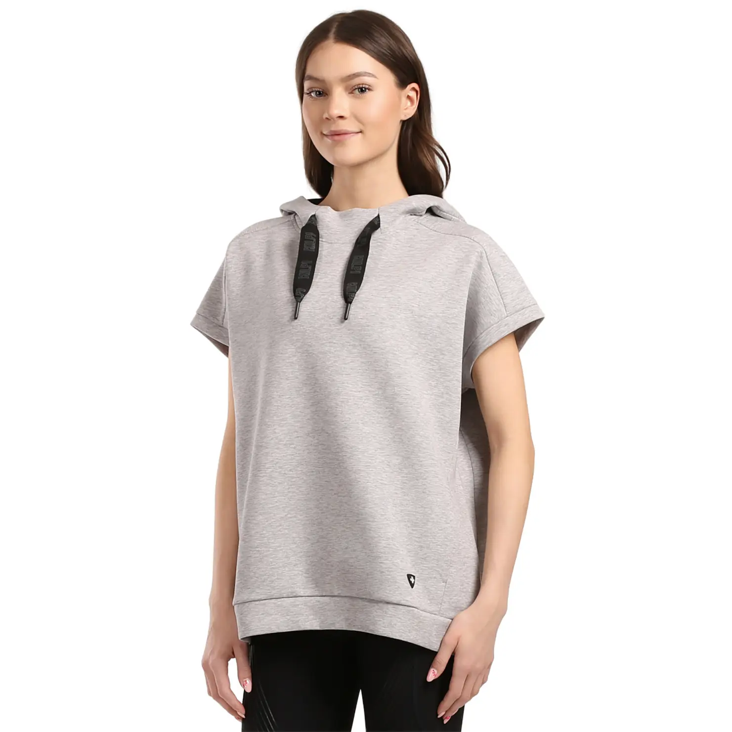 Kurze Ärmel Kapuzenpullover Damen Kilpi Dian