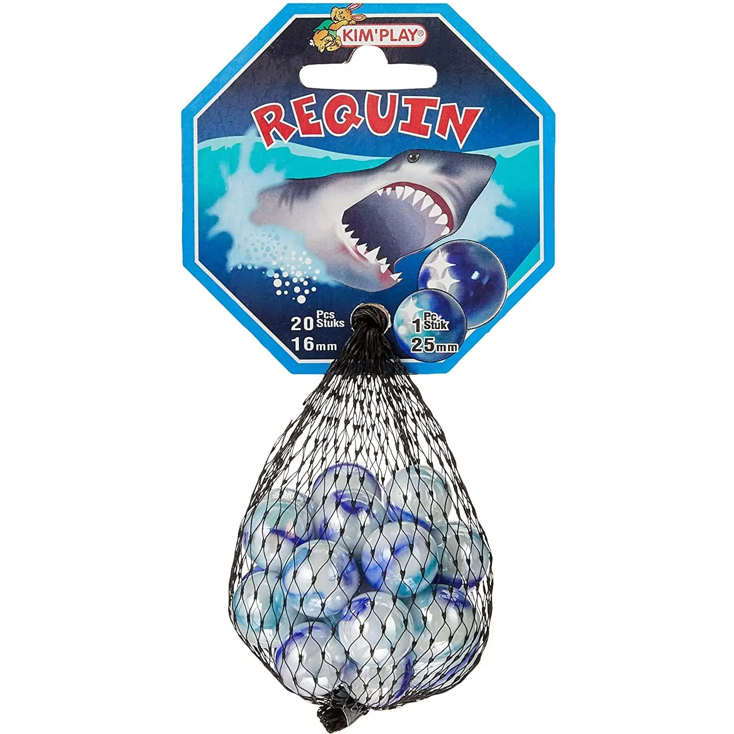 3225435008491 - Murmeln KimPlay Requin (x20)