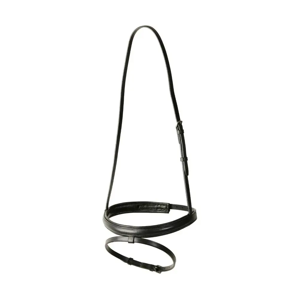Kincade Noir Elevated Flash Noseband For Horse Classic