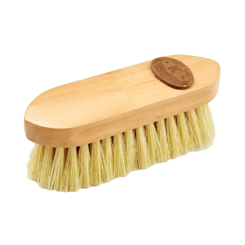Kincade Beige Wooden Horse Brush Deluxe Dandy