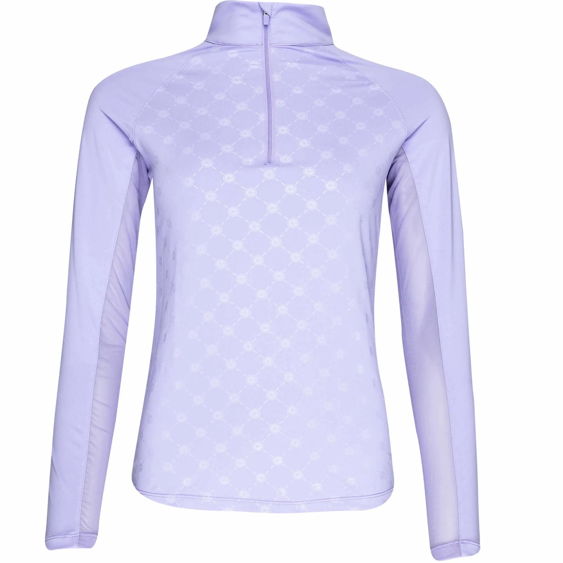 Drill top allenamento a maniche lunghe da donna Kingsland Havanna