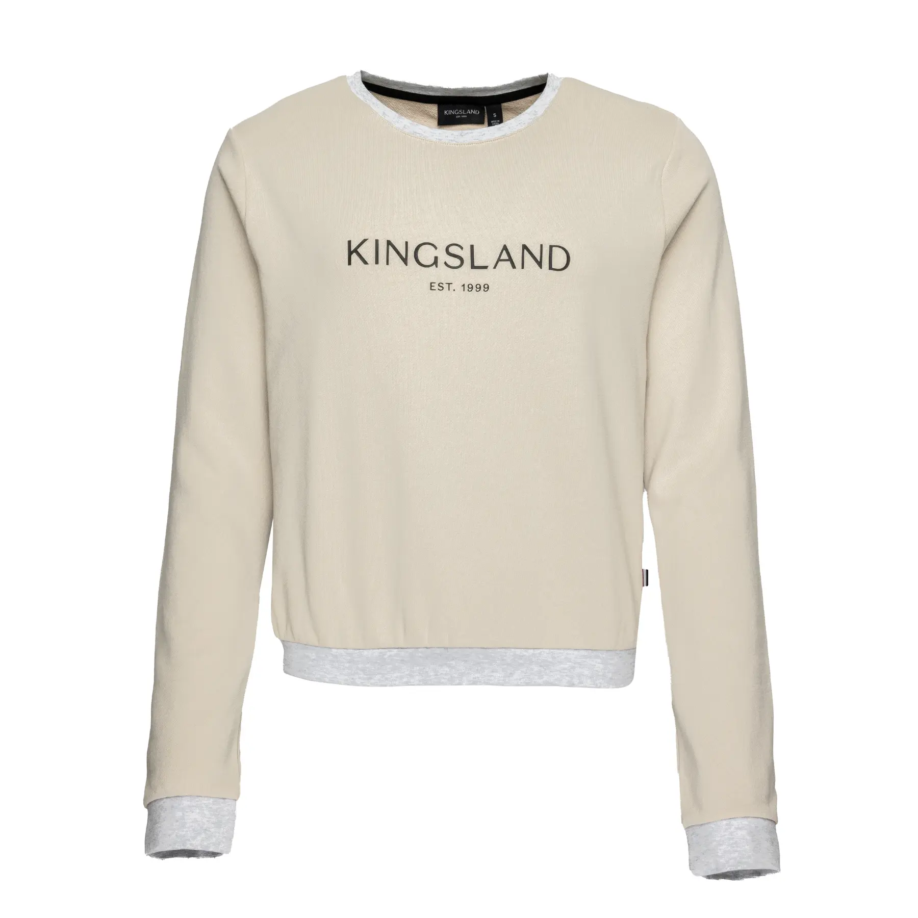 Comparer les prix de Sweatshirt équitation col rond femme Kingsland Jannika