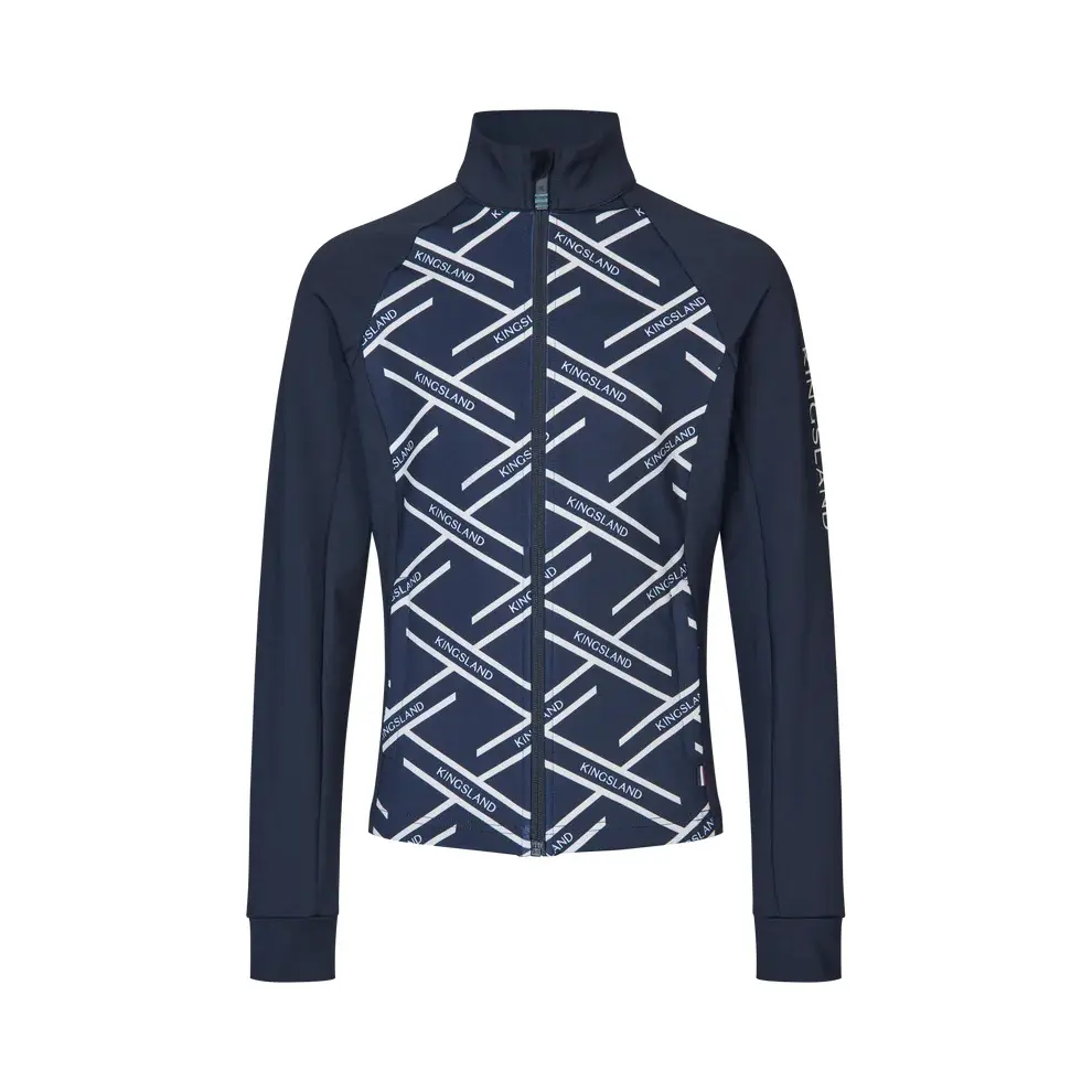 Veste d'entraînement full zip fille Kingsland Nabia