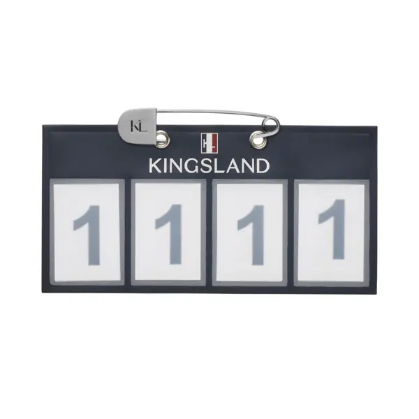 Plaque d'immatriculation 4 poches Kingsland Classic (x2)